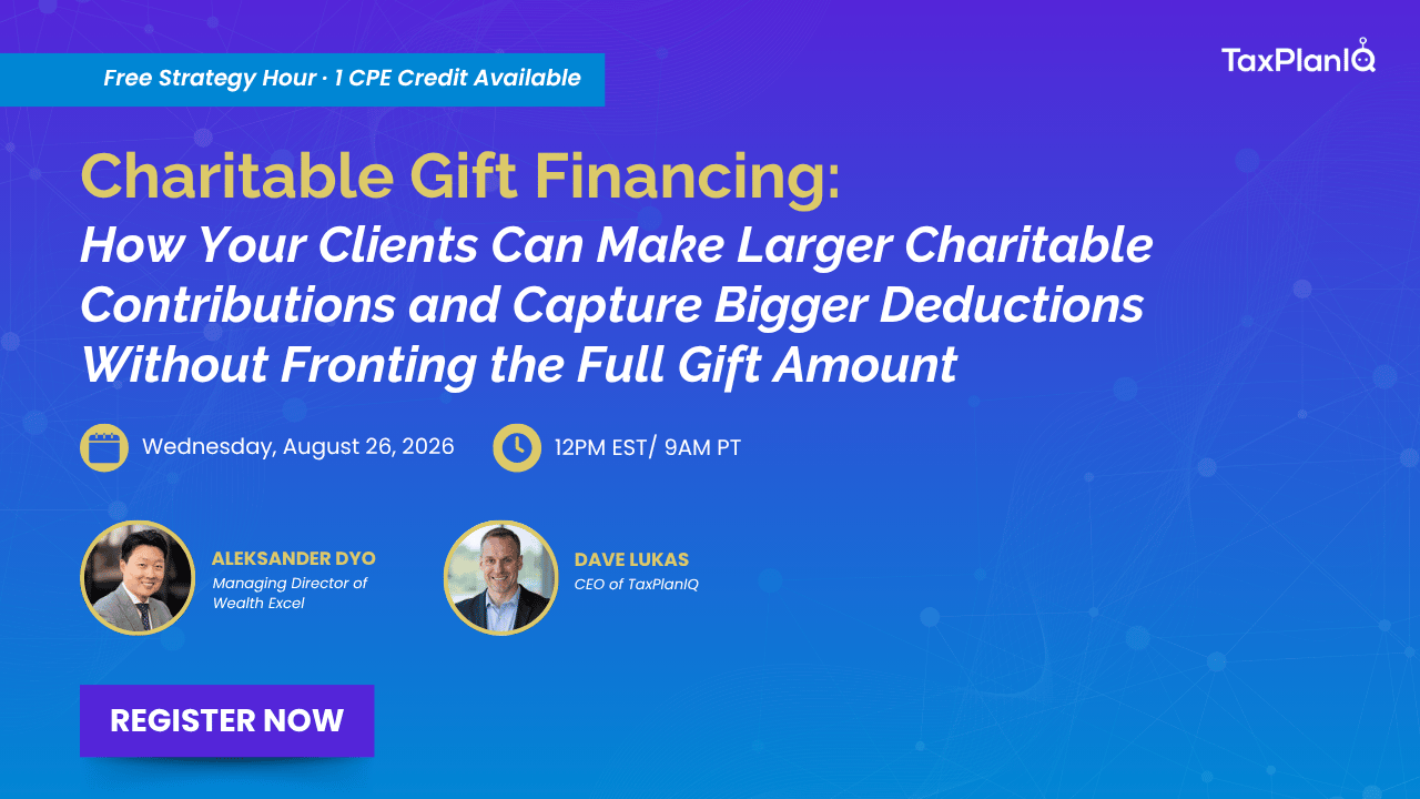 Strategy Hour Charitable Gift Financing
