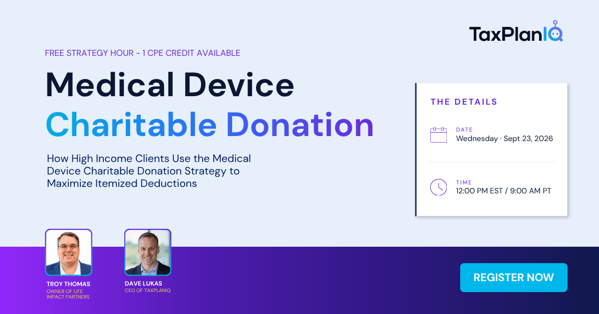 Strategy Hour Feat Image Medical Device Charitable Donation Sept 2026