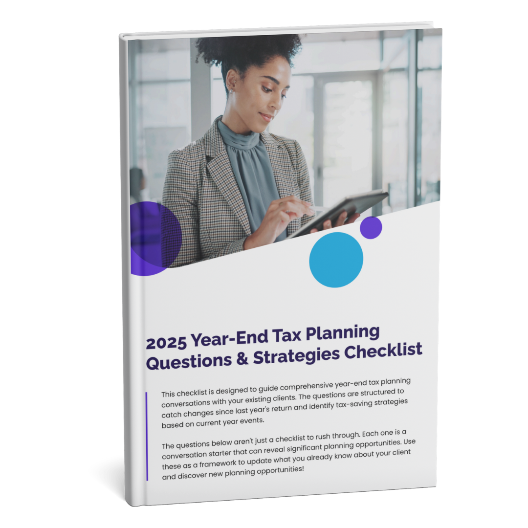2025 Year-End Tax Planning Questions & Strategies Checklist (1) 
