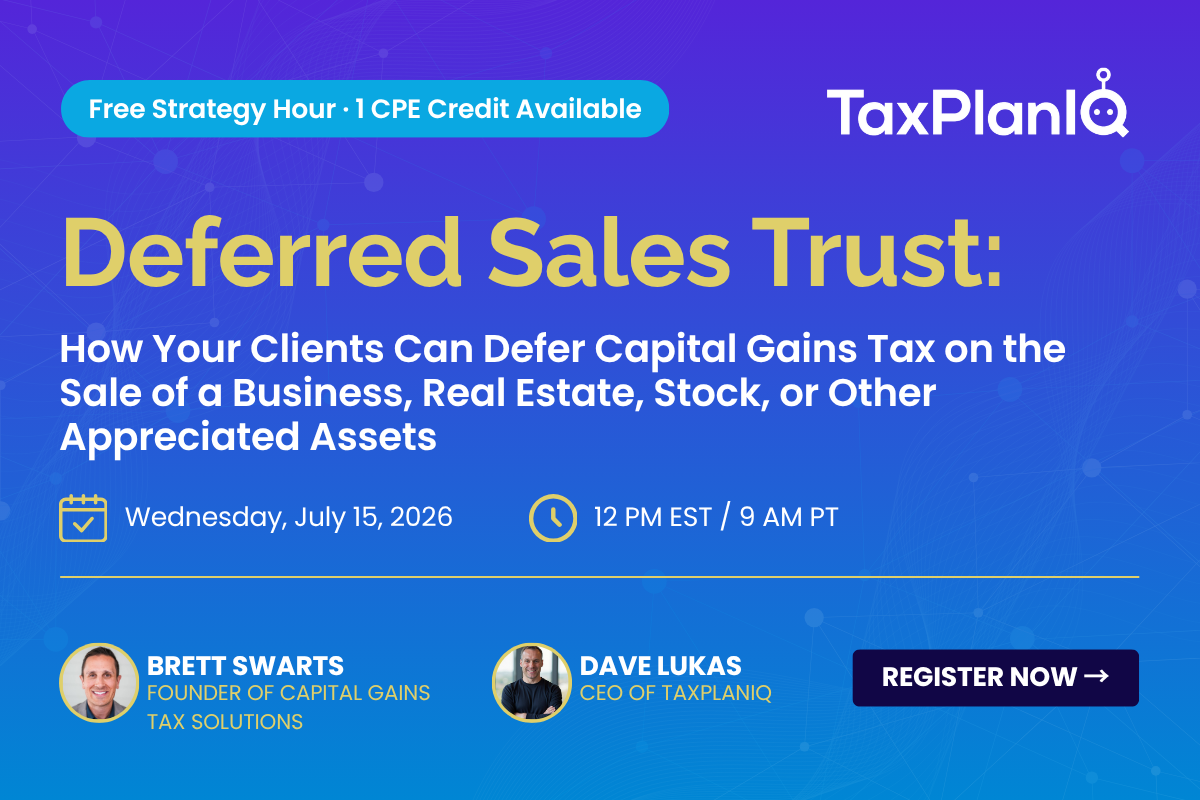 Email Banner - Strategy Hour - Deferred Sales Trust