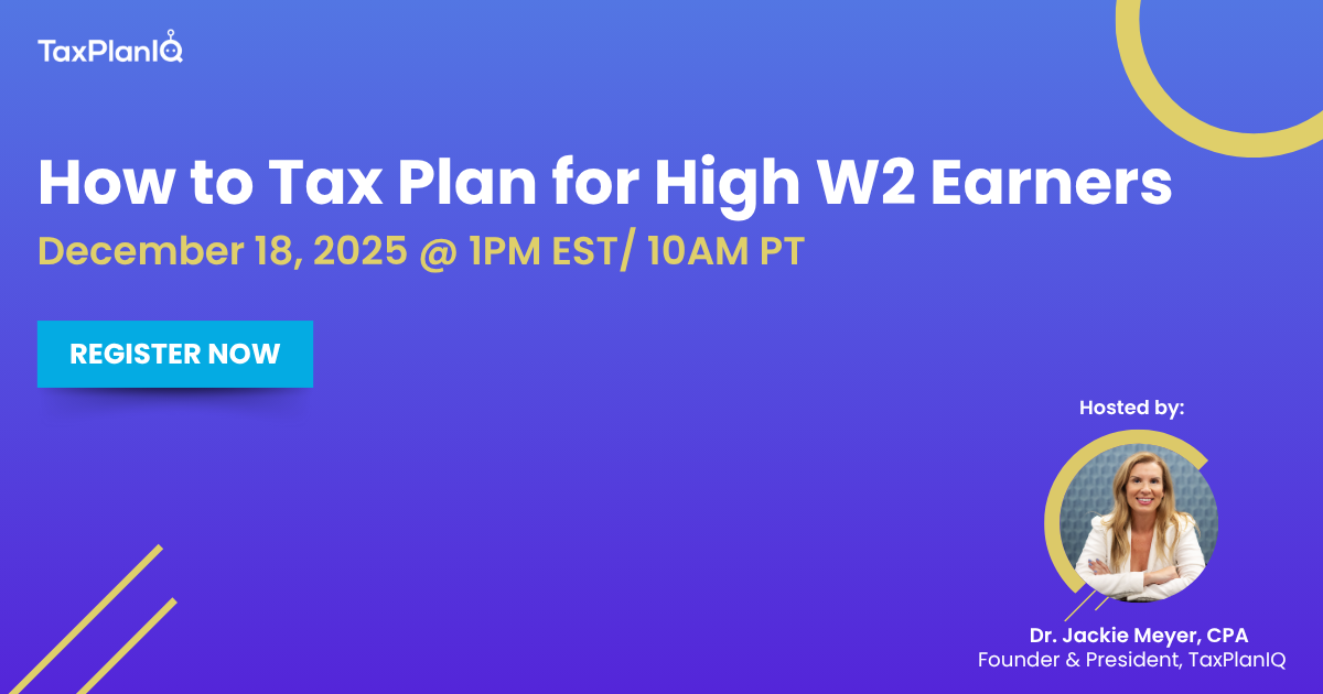 Feat ImageHow to Tax Plan for High W2 Earners (Nov 2025)