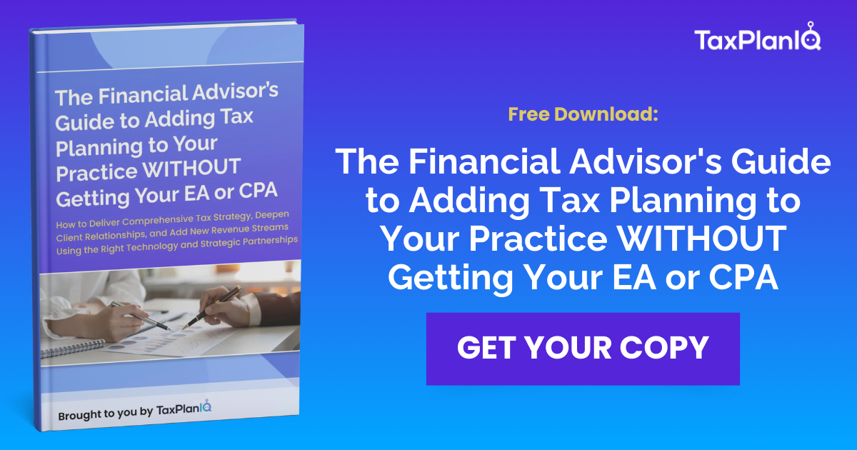 eBook: The Financial Advisor's Guide to Adding Tax Planning to Your ...